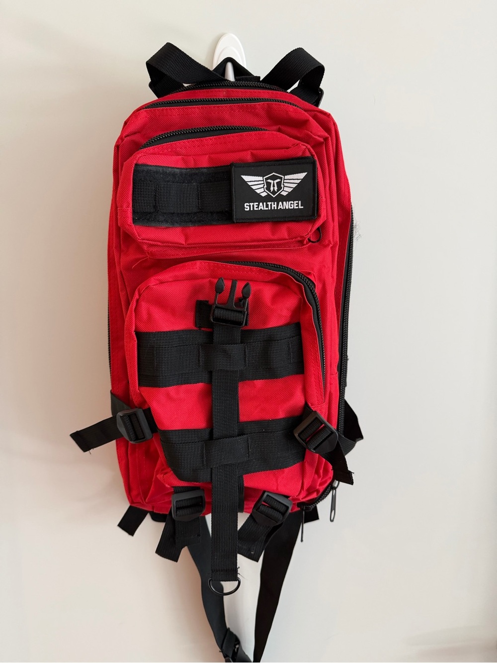 Red Tactical Backpack - Picture 2 of 8